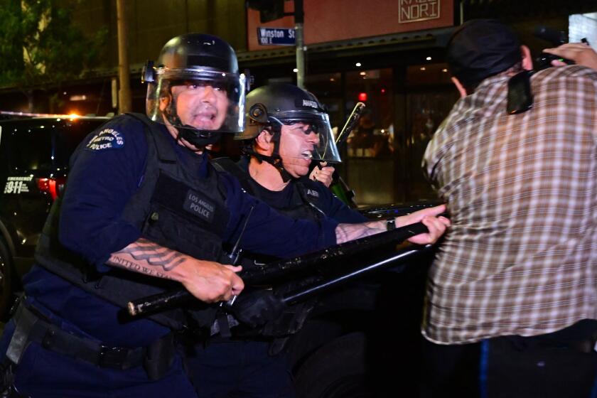 Journalists Sue LAPD, Alleging Unlawful Use Of Force