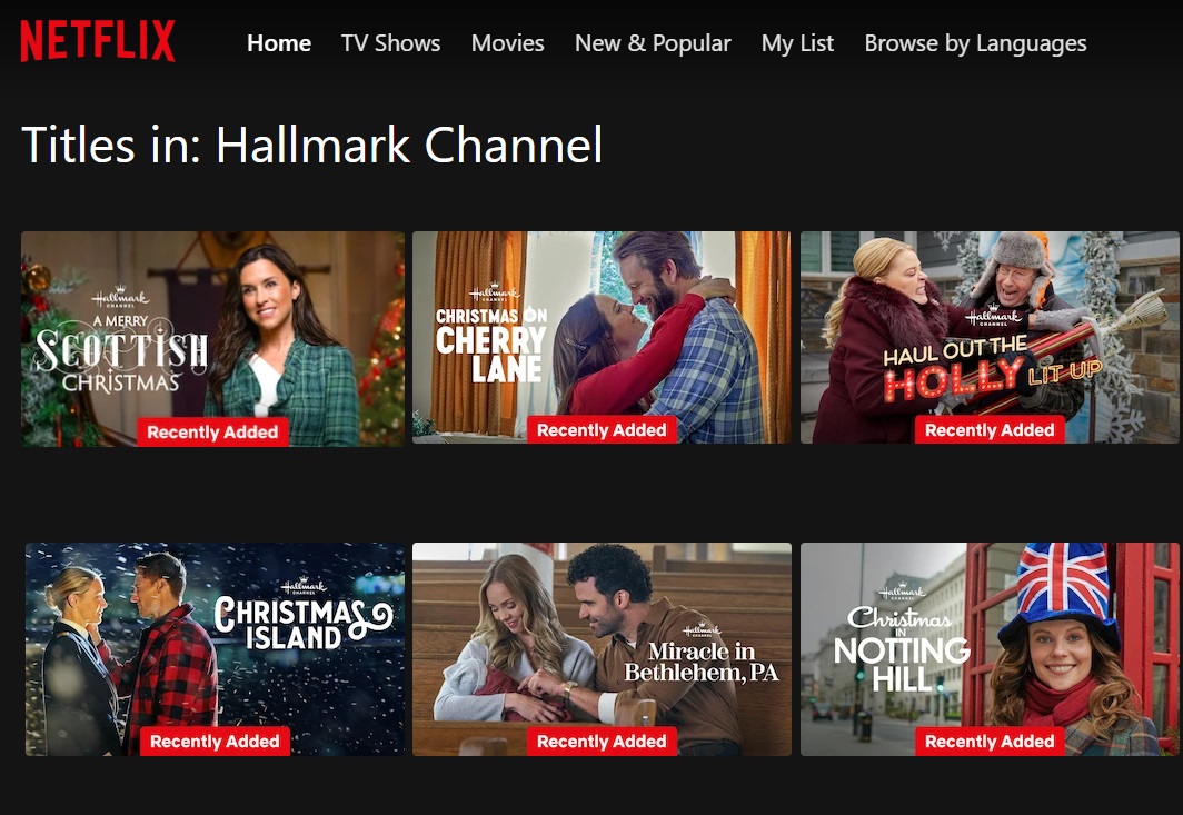 Netflix Licenses Package Of Year-Old Christmas Movies From Hallmark