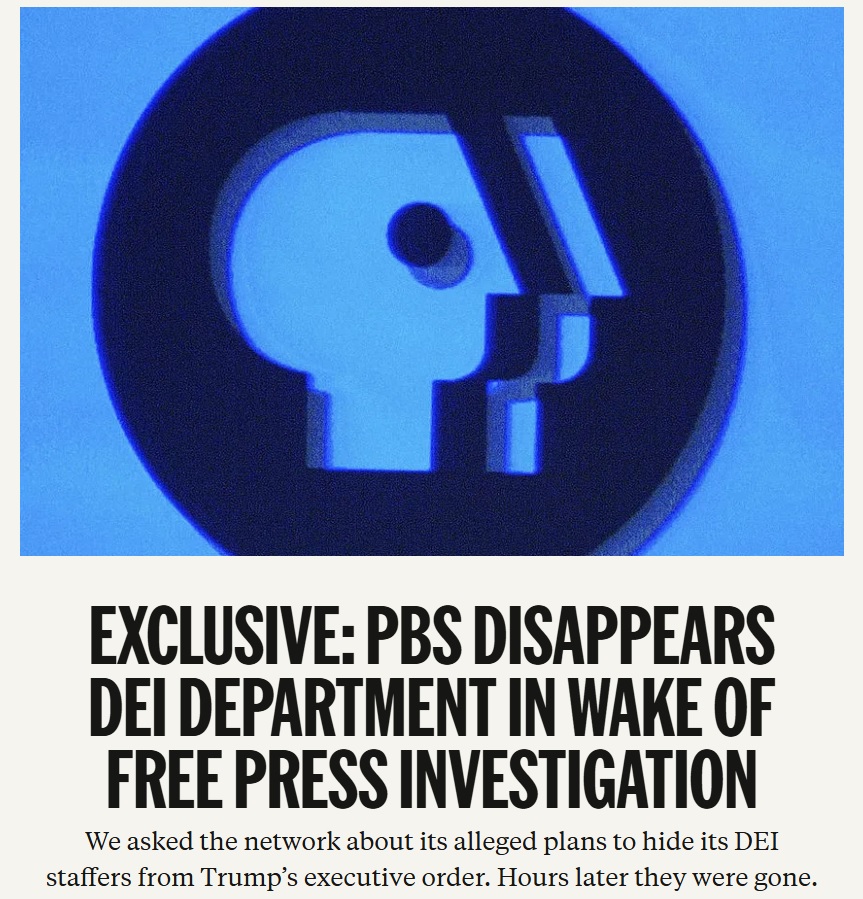 Bari Weiss's Half-Ass Attempt To Take Down PBS Over DEI Positions